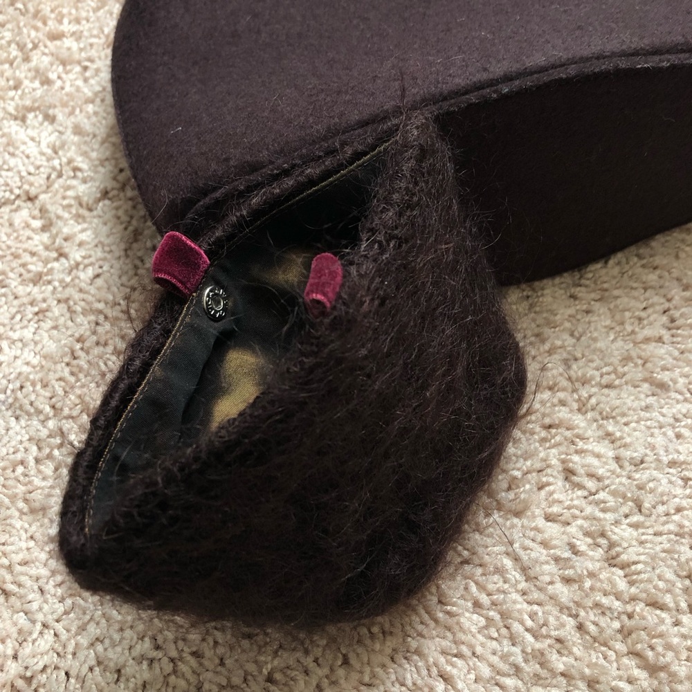 NWOT Comolette El Bichagâse Paris felt wine purse - Picture 10 of 11